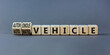 © Dzmitry - Autonomous or automated vehicle symbol. Turned wooden cubes and changed words Automated vehicle to Autonomous vehicle. Grey background. Business Autonomous or automated vehicle concept, copy space.
