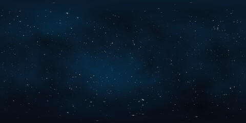 360 degree space background with stars panorama, equirectangular projection, environment map. hdri s
