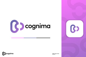  Modern Abstract Shape Logo Design Concept With Icon