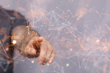 Global digital connections with technology