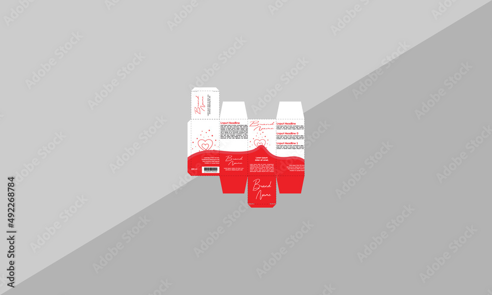 Packaging box design 3D illustration and packaging mockup Collection of ...