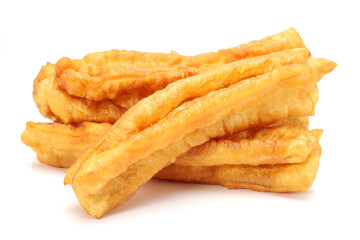 Poster - Chinese Fritters on white background