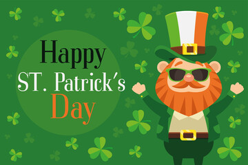 Wall Mural - saint patricks day elf