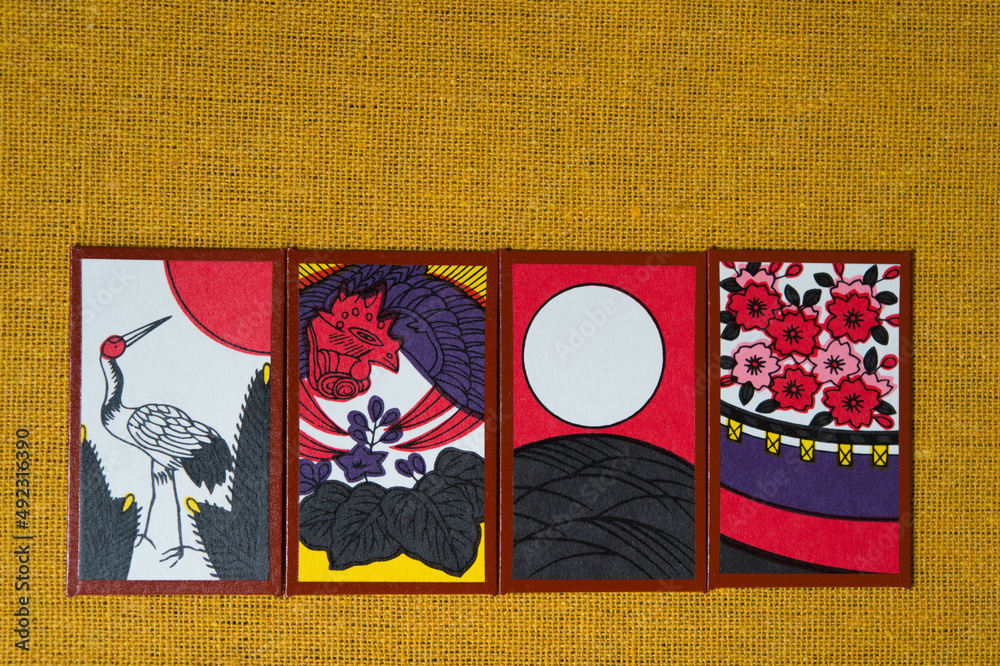 花札（四光、五光） Stock Photo | Adobe Stock
