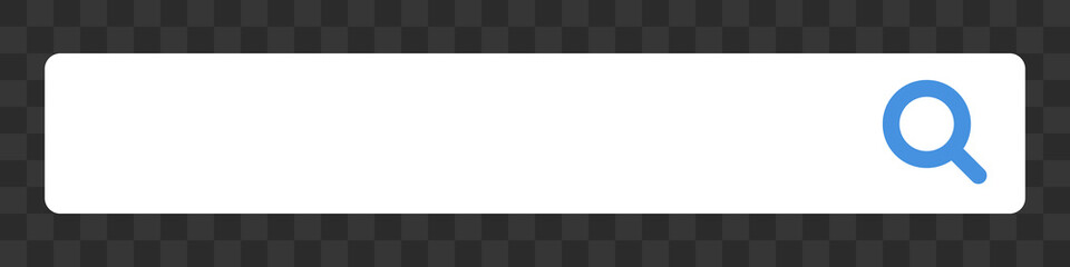 Aufkleber - Search bar isolated on transparent background. Vector.