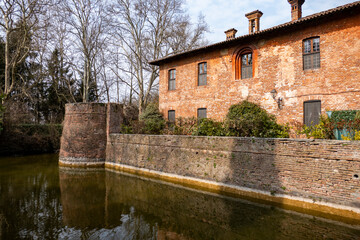 Wall Mural - Castello Borromeo, Peschiera Borromeo (Milano, Lombardia)