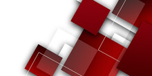 Abstract Background With Red Squares
