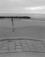 Morning View Of The Beach Esplanade - Aberdeen - Scotland - UK