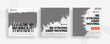 © 1stDay - Set of editable templates for Instagram post, Facebook square, social media, gym, sport, advertisement, and business promotion, fresh design with white color and minimalist vector (1/3)