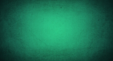 Wall Mural - dark green grunge background with soft lightand dark border, old vintage background