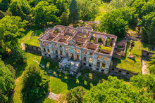 Aerial Photo About Széchényi-Wenckheim Castle Ruins