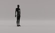 © Ouzhan - Standing Black Mannequin And White Background 3d Illustration