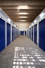 Storage In An Industrial Building For Rental To Entrepreneurs Or Individuals