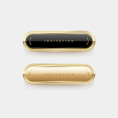luxury golden label and symbol