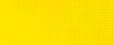 Abstract Yellow Background With Halftone Dots