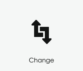 Poster - Arrow vector icon. Editable stroke. Symbol in Line Art Style for Design, Presentation, Website or Apps Elements, Logo. Pixel vector graphics - Vector