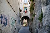 Fototapeta Uliczki - narrow street salerno