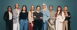 © Jacob Lund - Independent women standing together in a row