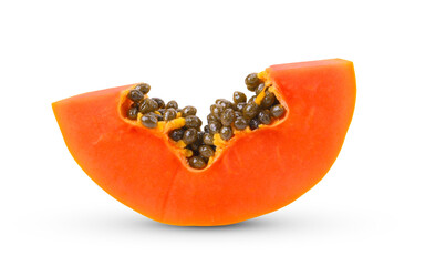 Wall Mural - Papaya isolated on a white background