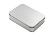 © voraphong pirawd - Empty silver metal box mock up clipping path, multipurpose box for storing appliance isolated on white background.
