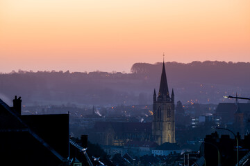 Wall Mural - View on the Sint-Hermesbasiliek