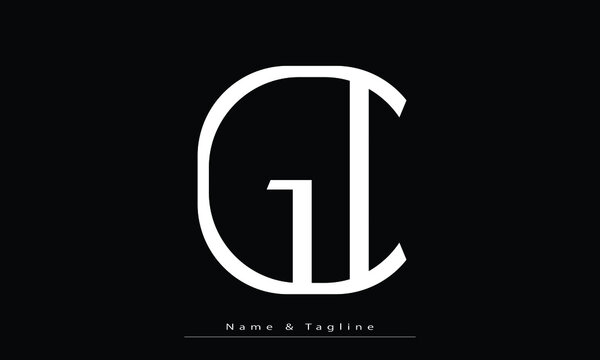 Alphabet letters Initials Monogram logo GI ,  IG