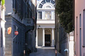 Canvas Print - La chiesa di Santa Cecilia a Como, Lombardia, Italia.