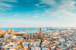 Málaga Spanien Skyline