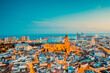 Málaga Spanien aus der Luft