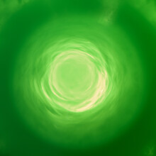 Green Spiral On A Green Background