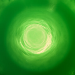 Wall Mural - green spiral on a green background