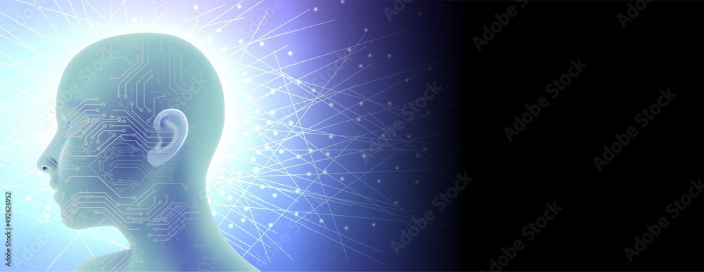 abstract technology background with binary code and cogs gear. Stock ...