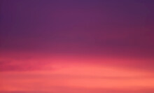 Dusk Sky With Gradient Pastel Orange And Deep Purple Sunset Afterglow