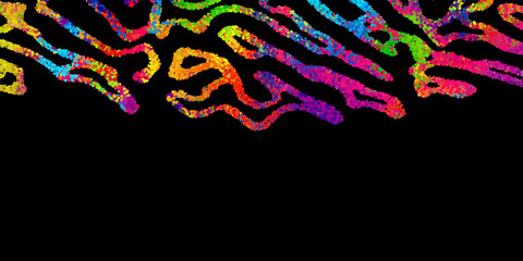 Poster - Bright abstract image in a modern style.