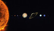 © wasan - Solar system scale. Elements of this image furnished by NASA