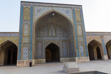 Wall Mural - Portal (Iwan) of Vakil mosque in Shiraz, Iran.