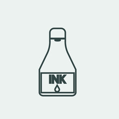 ink vector icon illustration sign 