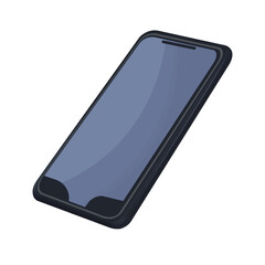 Poster - black realistic smartphone