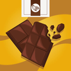 Poster - chocolate bars card