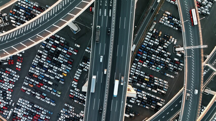 Poster - 高速道路空撮