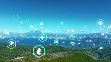 Poster - 環境テクノロジー　日本のSDGs　富士山
