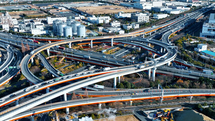 Poster - 高速道路空撮