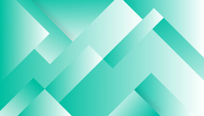 Poster - abstract blue background with triangles