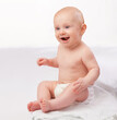 © Tabitha R/peopleimages.com - Hes his moms little angel. Studio shot of an adorable baby boy.