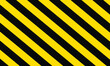 Black and yellow line as a warning symbol; Black and yellow diagonal lines can be used for the background.