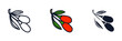 © keenan - goji berry icon symbol template for graphic and web design collection logo vector illustration