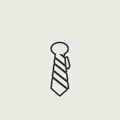 Wall Mural - necktie vector icon illustration sign 