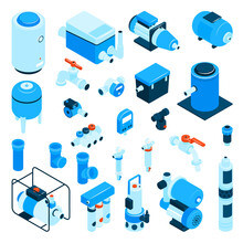 Pumps Machinery Equipment Set