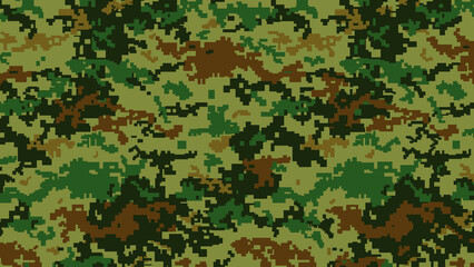 military pixel camouflage texture pattern horizontal banner illustration wallpaper background copy s