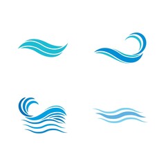  Wave beach vector illustration design